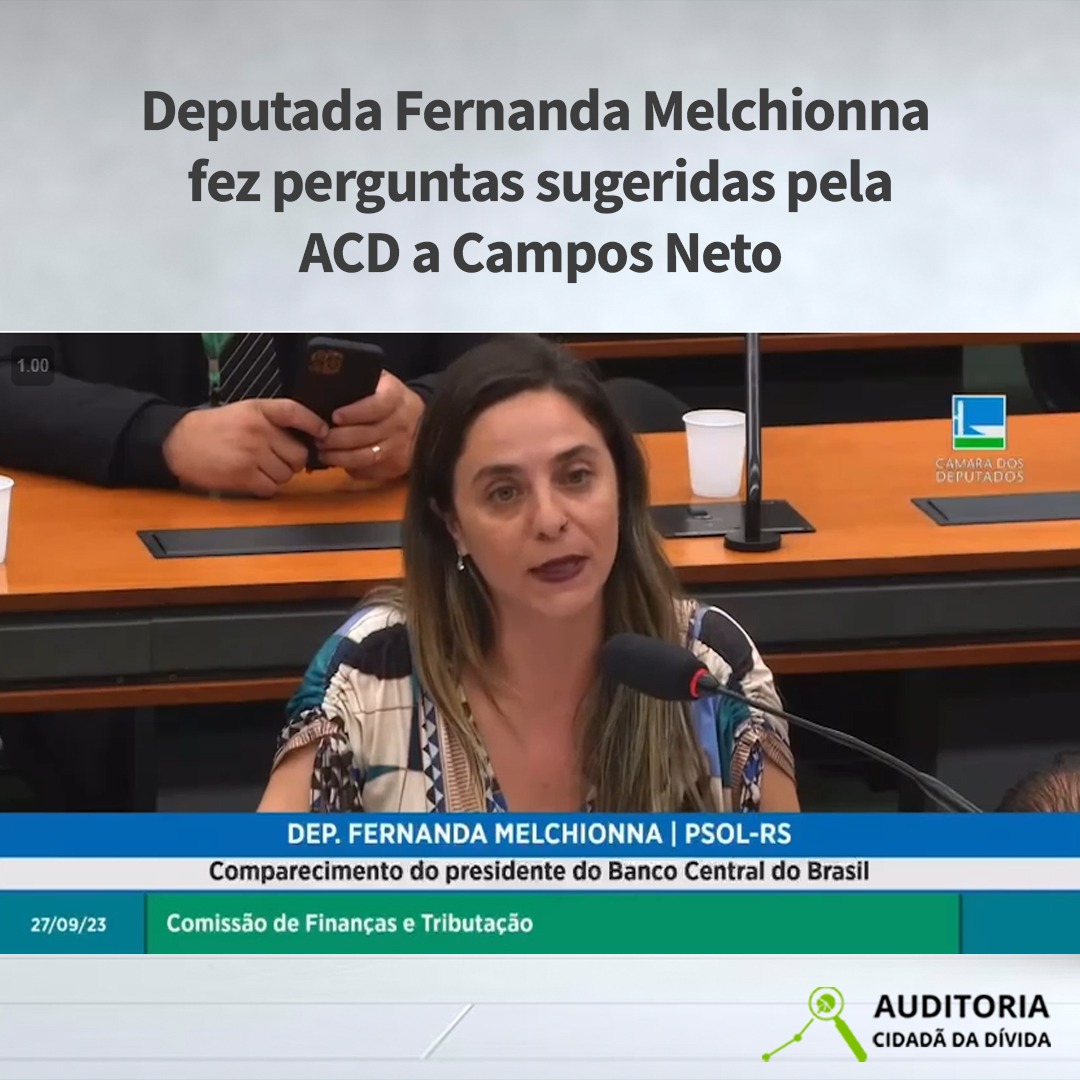 Deputada Fernanda Melchionna Faz Perguntas Sugeridas Pela ACD Para