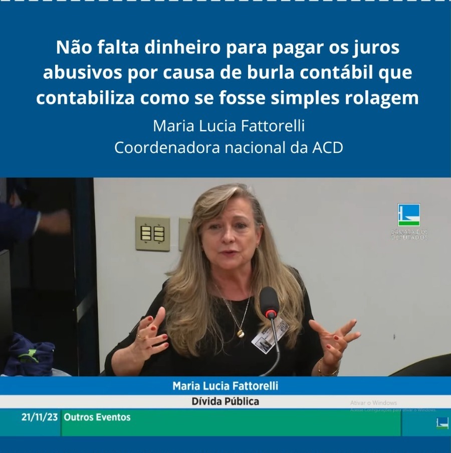 Coordenadora nacional da ACD explica porque não falta dinheiro para o