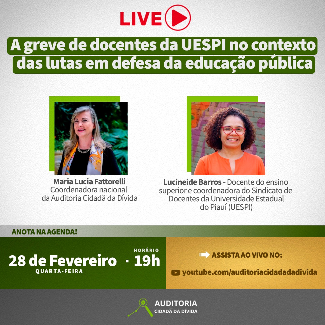 Live Hoje A Greve De Docentes Da Uespi No Contexto Das Lutas Em Defesa