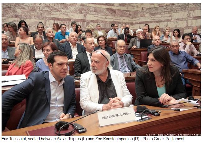 CADTM: "A presidente do parlamento grego salvou a honra do Syriza", com Eric Toussaint: