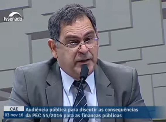 Júlio Miragaya – Presidente do Conselho Federal de Economia (COFECON) sobre a PEC 241 (agora PEC 55)