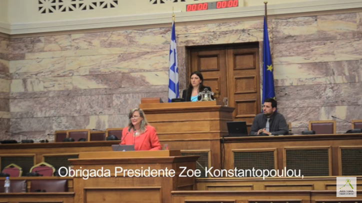 Fattorelli apresenta relatório parcial de auditoria ao Parlamento Grego