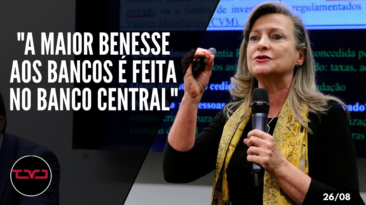 Fatorelli: O Brasil é roubado pelo próprio Brasil, através do Banco Central
