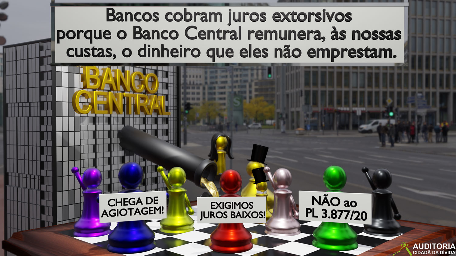 JUROS ALTOS AMARRAM O BRASIL #ÉHORAdeVIRARoJOGO