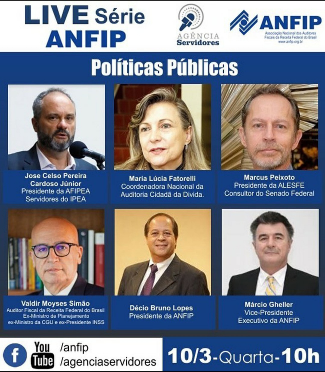 Live ANFIP – “Políticas Públicas”