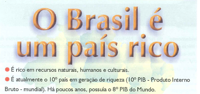 O Brasil é um pais rico ACD Ago.2001