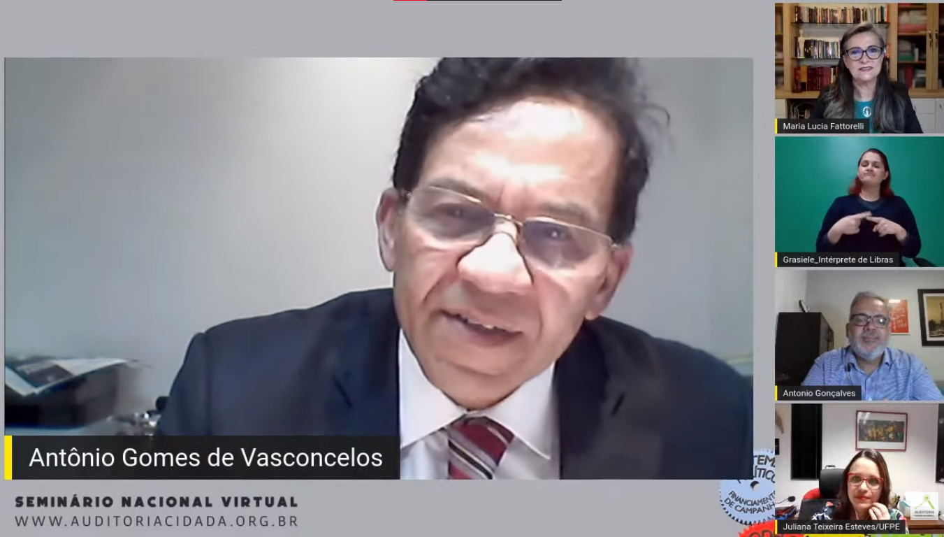 Prof. Antônio Gomes aborda a Desconstitucionalização dos Direitos Sociais e constitucionalização dos privilégios do Sistema da Dívida – Painel 6 do Seminário Nacional da ACD