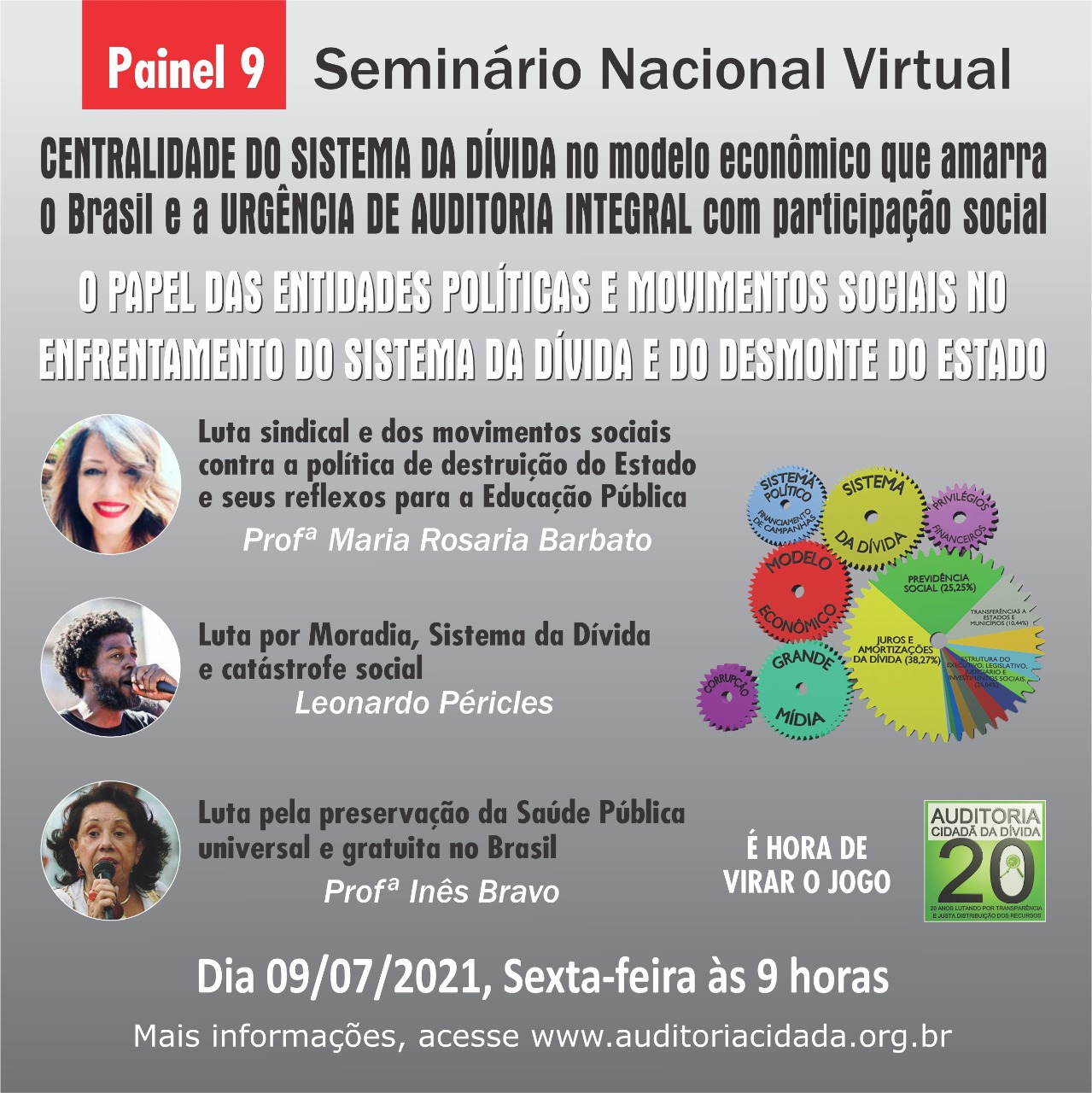Seminário Nacional 2021: Painel 9 Completo – 09/07/21