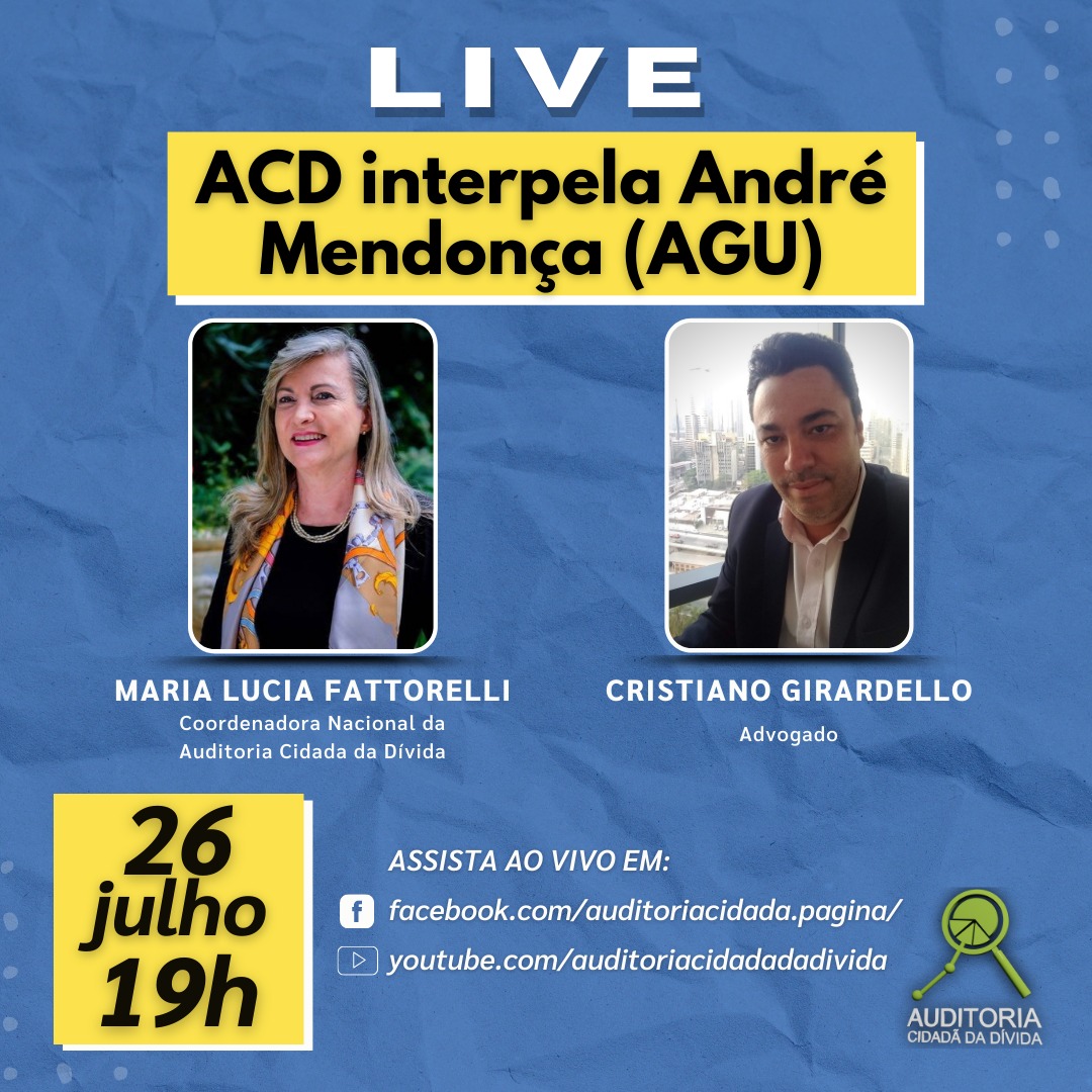 LIVE: ACD interpela André Mendonça (AGU)