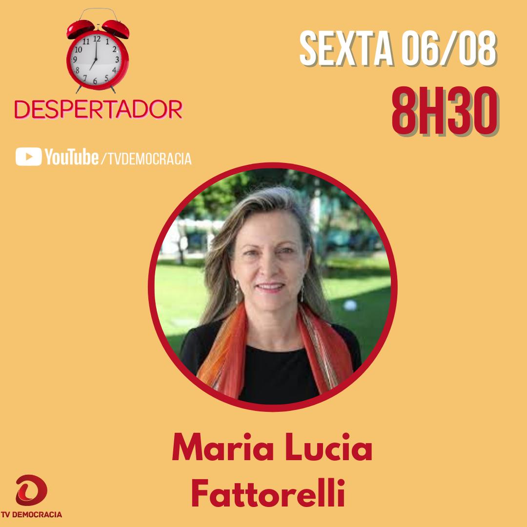 TV Democracia: Maria Lucia Fattorelli no Jornal Despertador