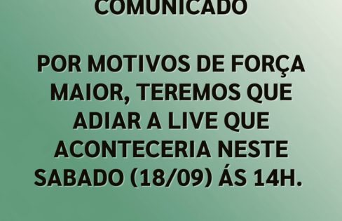 Adiamento da live “Quem financia o Estado e quem se beneficia com o gasto público”. Adiamento da live “Quem financia o Estado e quem se beneficia com o gasto público”.