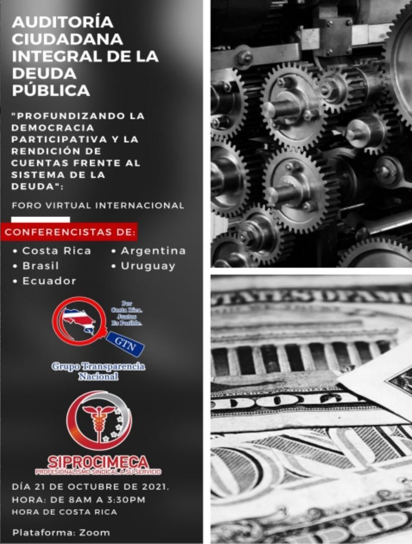 El Sistema de la Deuda y la necessidad de Auditoria con participacion social – Costa Rica