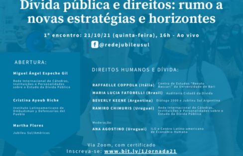 Coordenadora nacional da ACD participa de Jornada internacional que debate dívida pública e direitos na América Latina e Caribe Coordenadora nacional da ACD participa de Jornada internacional que debate dívida pública e direitos na América Latina e Caribe