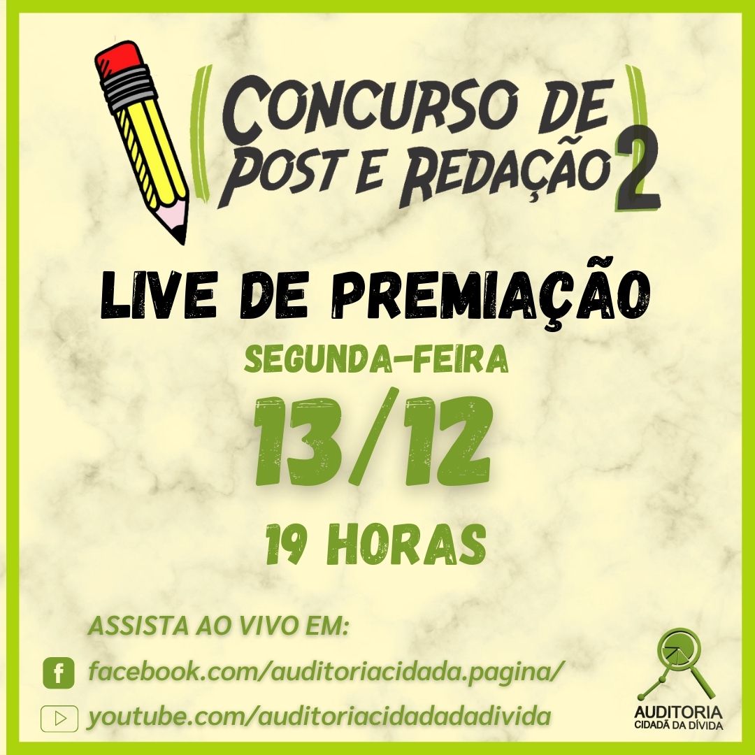 LIVE: Premiação do II Concurso de Post e Redação da ACD