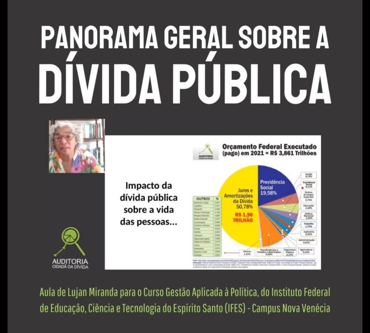 Panorama geral sobre a Dívida Pública – Aula de Lujan Miranda para o IFES – Campus Nova Venécia
