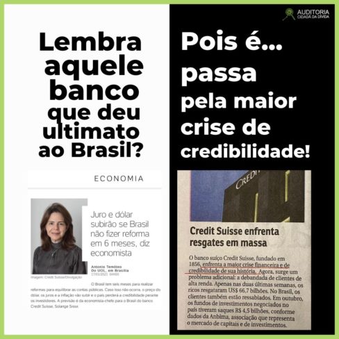 Banco que deu ultimato ao Brasil enfrenta crise de credibilidade