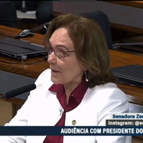 Senadora Zenaide Maia formulou perguntas elaboradas pela ACD a Campos Neto