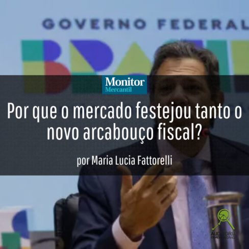 Monitor Mercantil: “Por que o mercado festejou tanto o novo arcabouço fiscal?”, por Maria Lucia Fattorelli