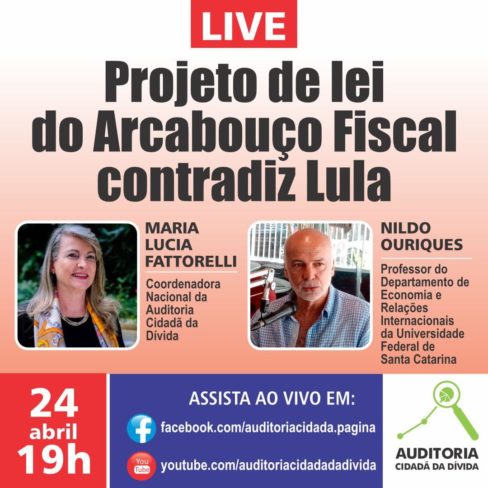 LIVE 24/4: Projeto de lei do Arcabouço Fiscal contradiz Lula