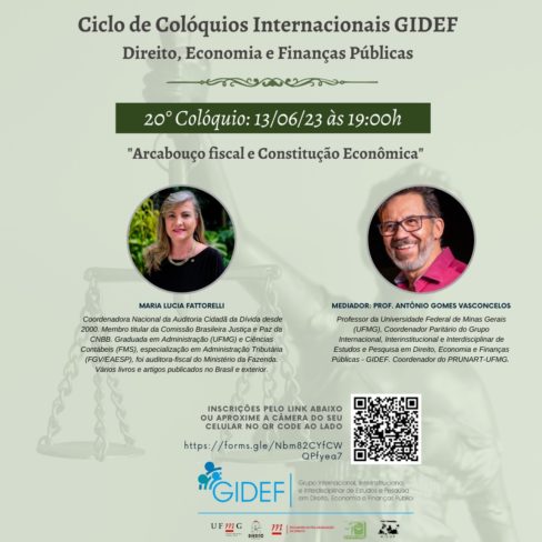 Ciclo de Colóquios Internacionais GIDEF – Direito, Economia e Finanças Públicas
