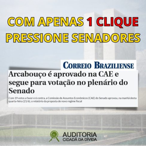 COM APENAS 1 CLIQUE PRESSIONE SENADORES