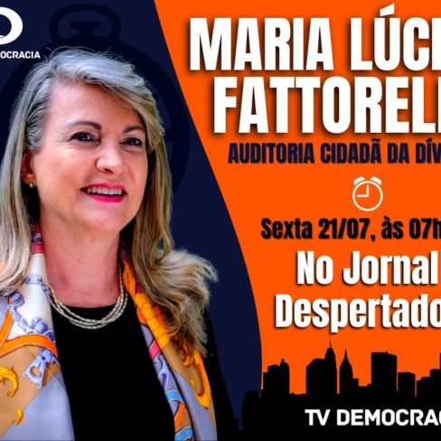 TV Democracia: Maria Lucia Fattorelli participou do Jornal Despertador