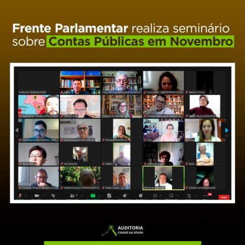Frente Parlamentar realiza Seminário sobre Contas Públicas em Novembro