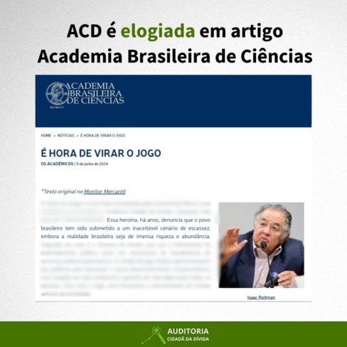 ACD é elogiada em artigo da Academia Brasileira de Ciências