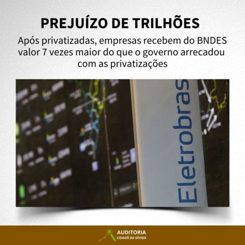 Após privatizadas, empresas recebem do BNDES valor 7 vezes maior do que o governo arrecadou com as privatizações