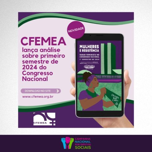 A CFEMEA lança análise sobre o primeiro semestre de 2024 do Congresso Nacional!