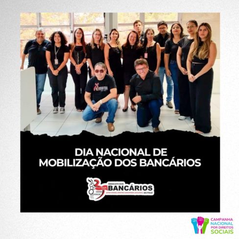 26/08 – Dia Nacional de mobilização dos bancários