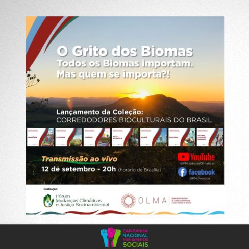 Participe do lançamento da Coleção “CORREDORES BIOCULTURAIS DO BRASIL”!