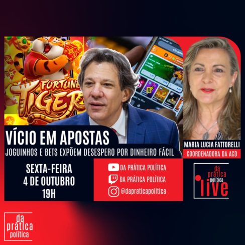 Apostas online são tema de entrevista com Maria Lucia Fattorelli, nesta sexta (04)