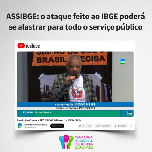 ASSIBGE: o ataque feito ao IBGE poderá se alastrar para todo o serviço público