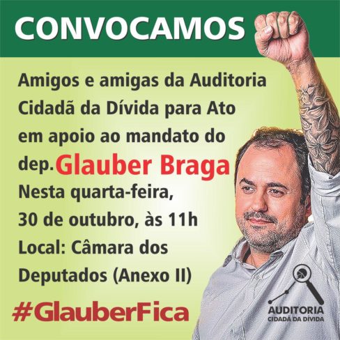 Hoje é dia de apoiar Glauber Braga! Assista ao vivo online #GlauberFica