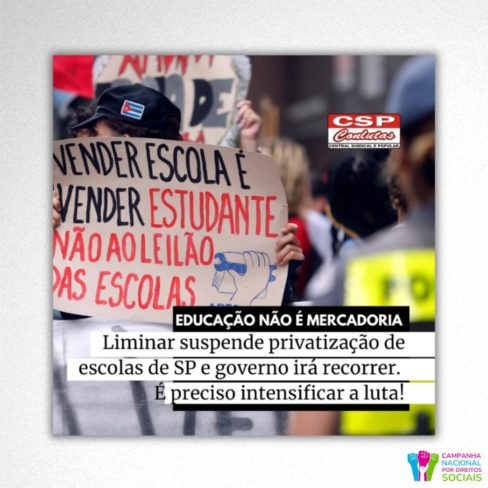 Justiça de SP suspende leilão de privatização de escolas estaduais