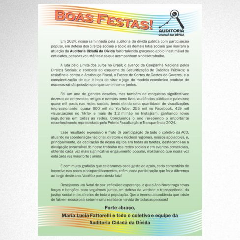 Boas Festas!