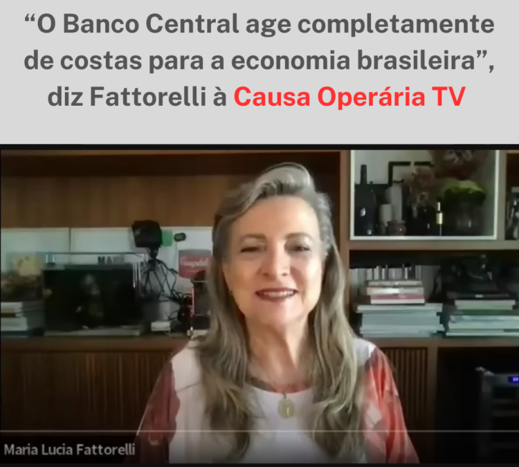 Fatorelli denuncia o roubo do povo pelos bancos, em entrevista ao canal Causa Operária TV