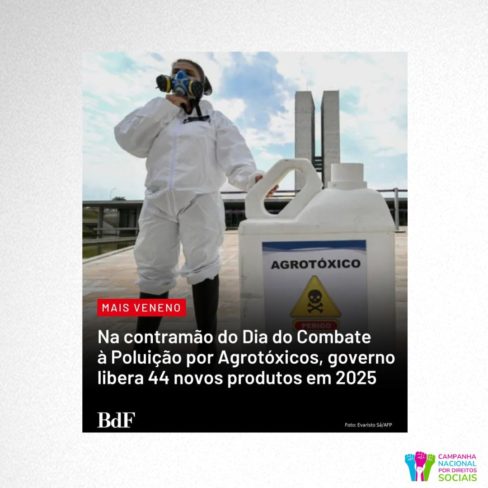 Brasil inicia 2025 com a liberação de mais 44 agrotóxicos