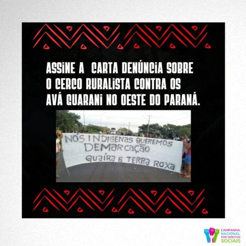 Manifeste seu apoio aos Avá Guarani