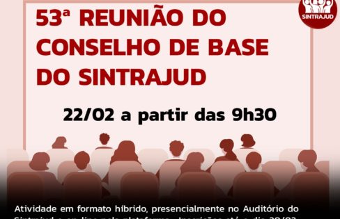 Arcabouço Fiscal e Orçamento a serviço do Sistema da Dívida – SINTRAJUD – 22.02.2025