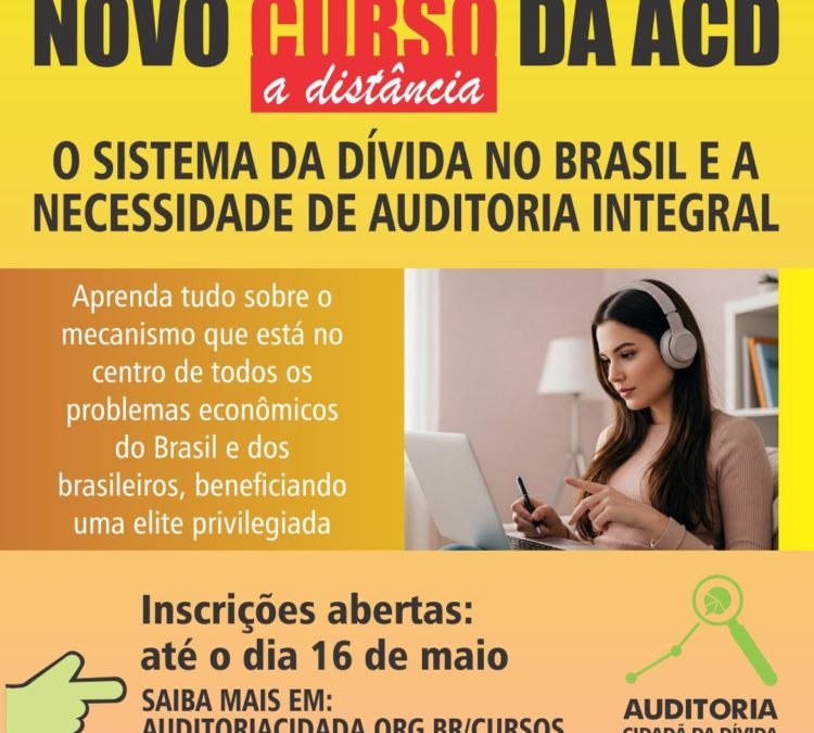 Últimos dias para inscrições para o novo curso da ACD