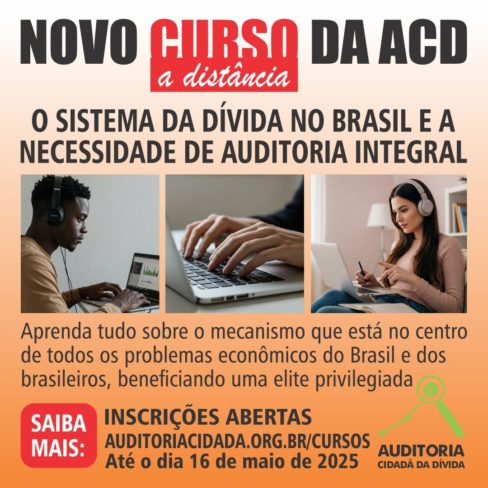 Últimos dias para participar da nova turma do curso da ACD Últimos dias para participar da nova turma do curso da ACD