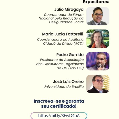 ÚLTIMAS VAGAS para o seminário de quarta-feira!