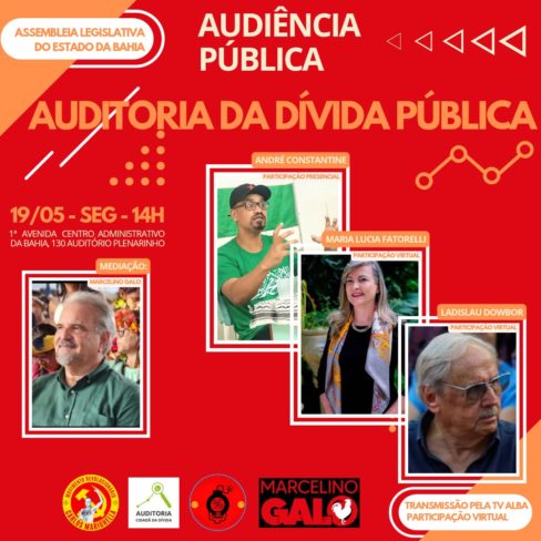 Audiência Pública sobre Auditoria da Dívida Pública – Assembleia Legislativa do Estado da Bahia – 19/05/2025