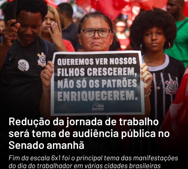 Direitos trabalhistas em pauta, nesta segunda-feira (05), no Senado