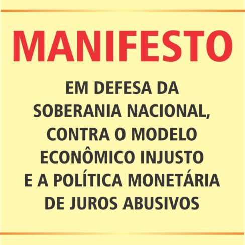 Assine agora o Manifesto pela Soberania Nacional