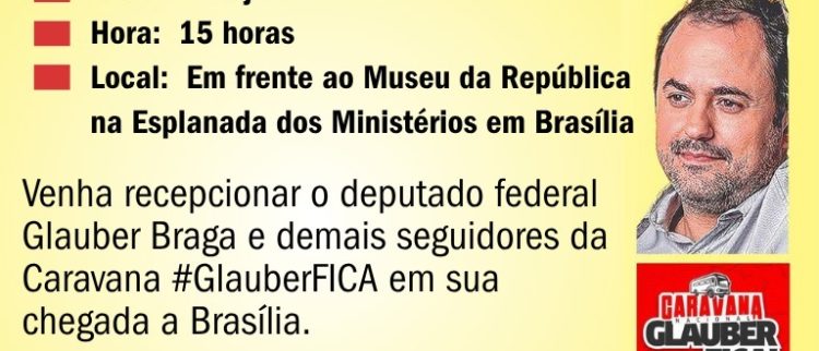 📣 GRANDE ATO EM DEFESA DO MANDATO POPULAR DE GLAUBER BRAGA!