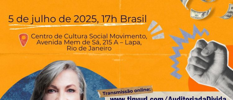 Fattorelli participa de evento sobre auditoria da dívida do Movimento Dívida pelo Clima