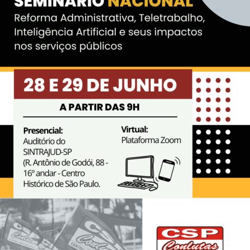 Seminário da CSP-Conlutas debaterá sobre a dívida pública